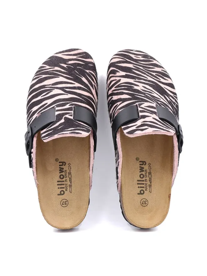 Hausschuhe in Schwarz/ Rosa>billowy Outlet