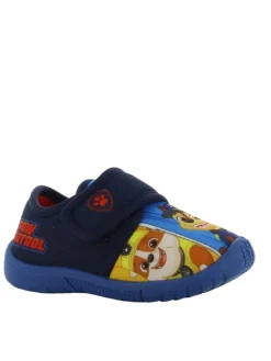 Hausschuhe mit Chase, Marshall und Rubble Motiv, in Blau, mit Klettverschluss><noscript><img width=