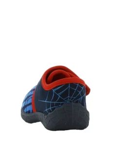Spiderman Hausschuhe^Hausschuhe mit Marvel Motiv, in Rot, mit Klettverschluss