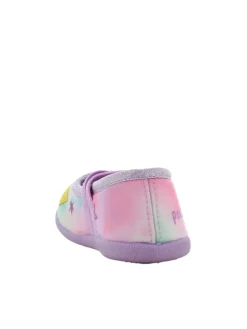 Hausschuhe mit Pikachu und Jigglypuff Motiv, in Lila, Ballerina design><noscript><img width=