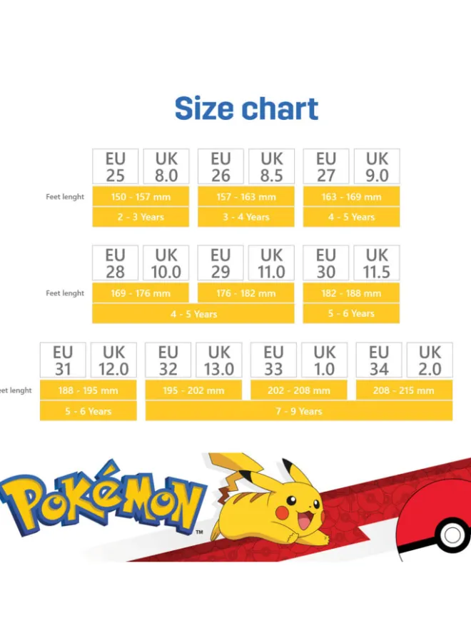 Hausschuhe mit Pikachu Motiv, in Gelb, Schlupfschuh>Pokémon Best