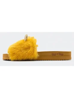 Flip Flop Hausschuhe|Clogs & Pantoletten^Hausschuhe "Mous" in Gelb