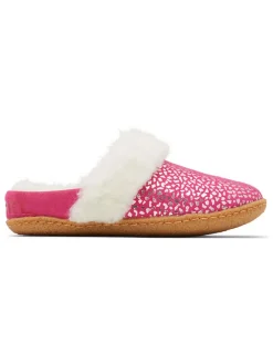 Sorel Hausschuhe^Hausschuhe "Nakiska Slide II" in Pink/ Weiß