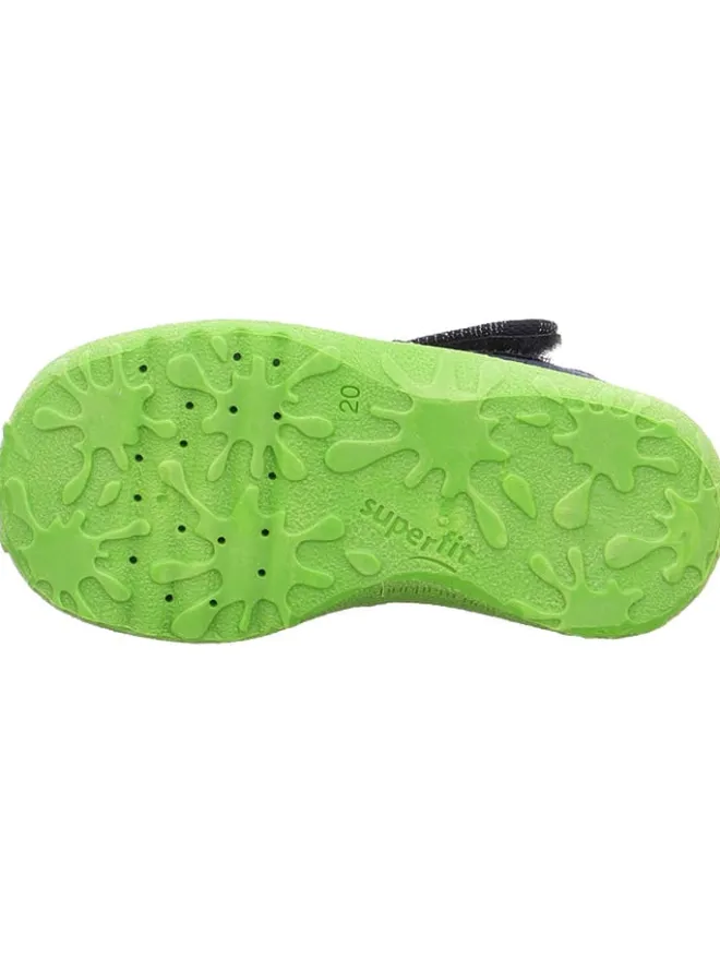 Hausschuhe "Spotty" in Dunkelblau/ Grün>superfit New