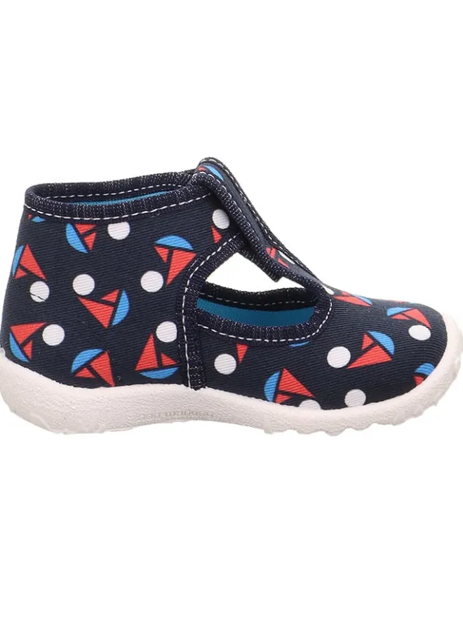 superfit Hausschuhe|Hausschuhe^Hausschuhe "Spotty" in Dunkelblau
