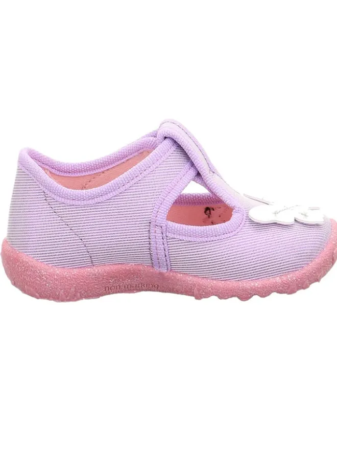 superfit Hausschuhe^Hausschuhe "Spotty" in Lila/ Rosa