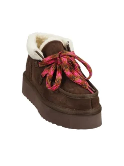 Hausschuhe Winterboots Bootee in Chocolate>BIOSOFT