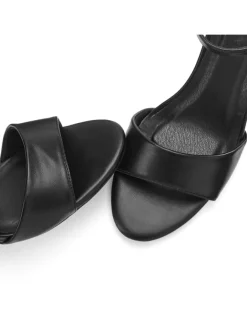 High-Heel-Sandalette in schwarz><noscript><img width=