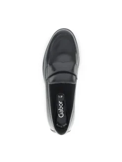 Gabor Halbschuhe^Hochfront Slipper in Schwarz