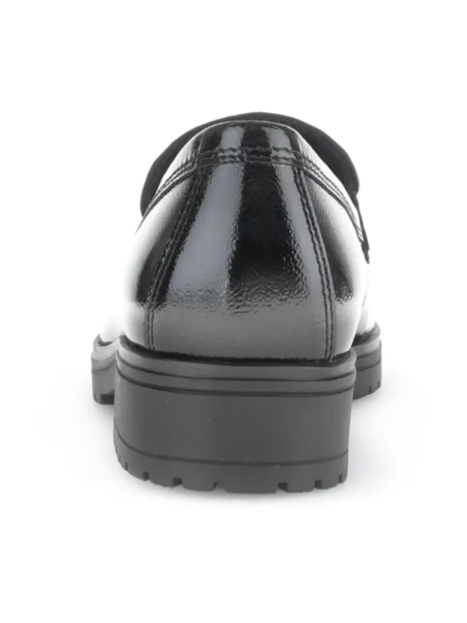 Gabor Halbschuhe^Hochfront Slipper in Schwarz