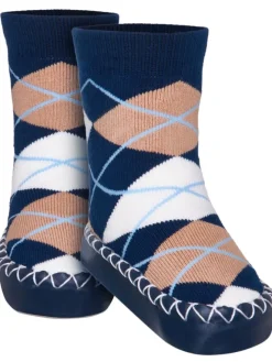Hüttenschuh Karo in Marine><noscript><img width=