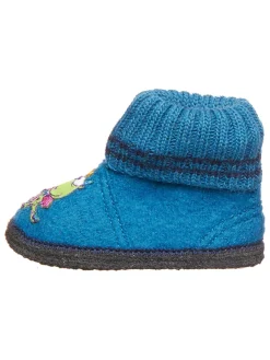 Hüttenschuhe "Drache" in Blau>kitz-pichler Online