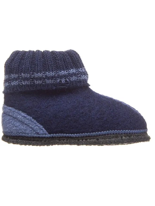 Hüttenschuhe "Kauns" in Dunkelblau>kitz pichler New