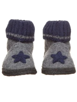 Hüttenschuhe "Stern" in Grau>lamino Sale