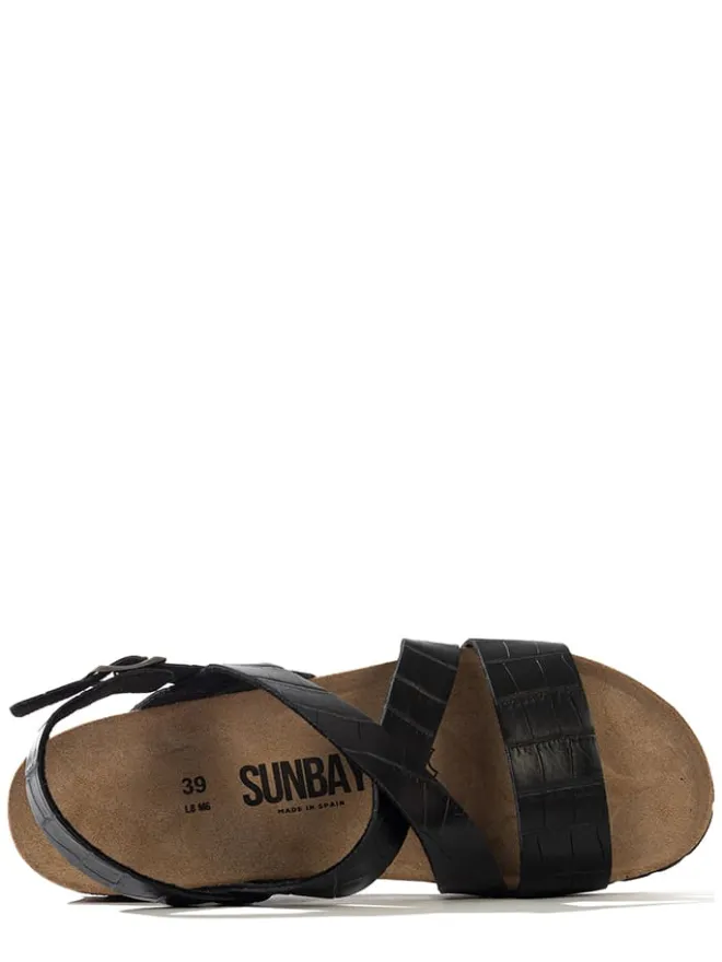Sunbay Sandalen^Keilsandaletten "Bini" in Schwarz