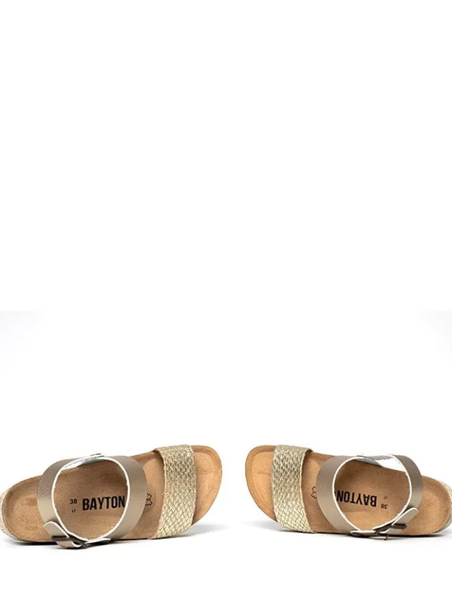 BAYTON Sandalen^Keilsandaletten "Gaceo" in Gold