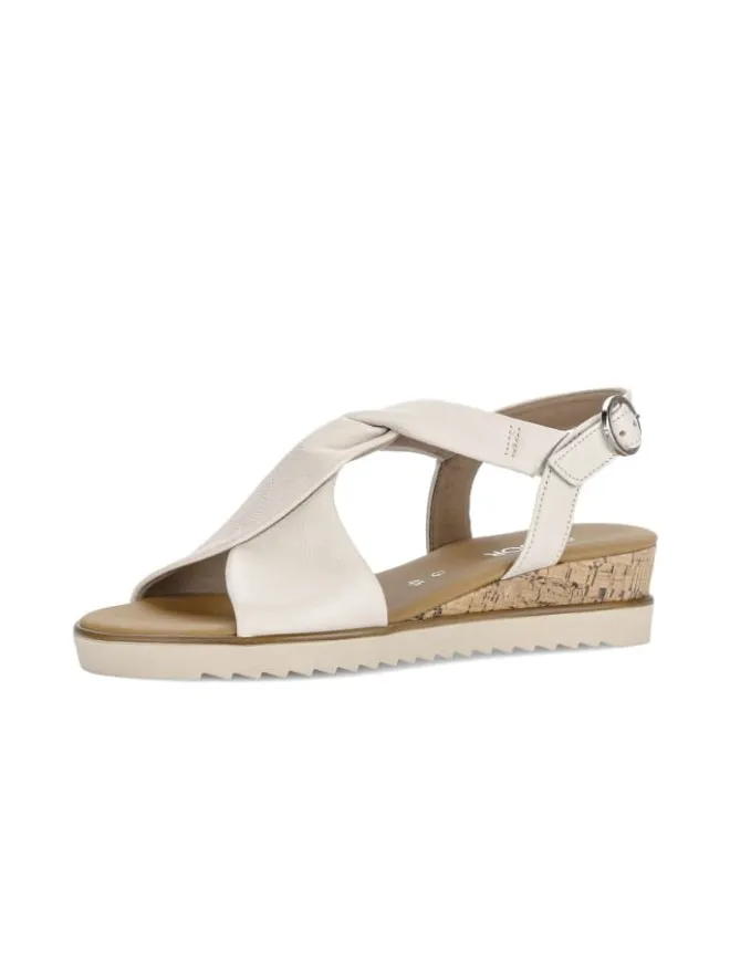 Gabor Sandalen^Keilsandaletten in beige