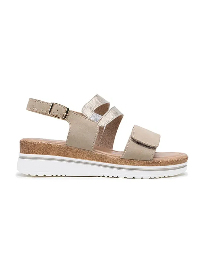 Keilsandaletten in Gold>Foreverfolie Clearance