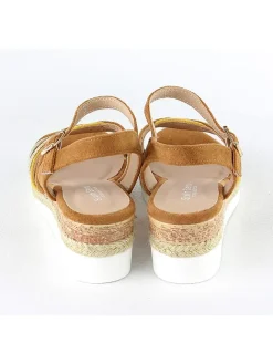 Sixth Sens Sandalen^Keilsandaletten in Hellbraun