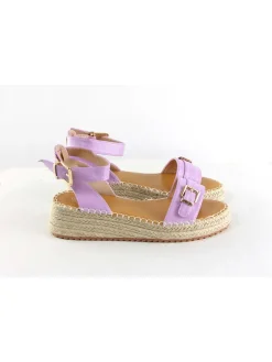 C'M Sandalen^Keilsandaletten in Lila
