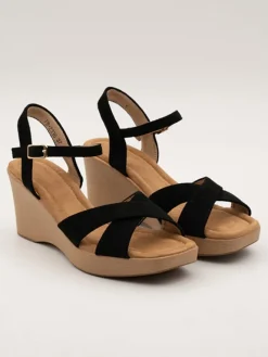 Bellucci Sandalen^Keilsandaletten in Schwarz