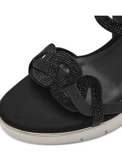 Tamaris Sandalen^Keilsandaletten in Schwarz
