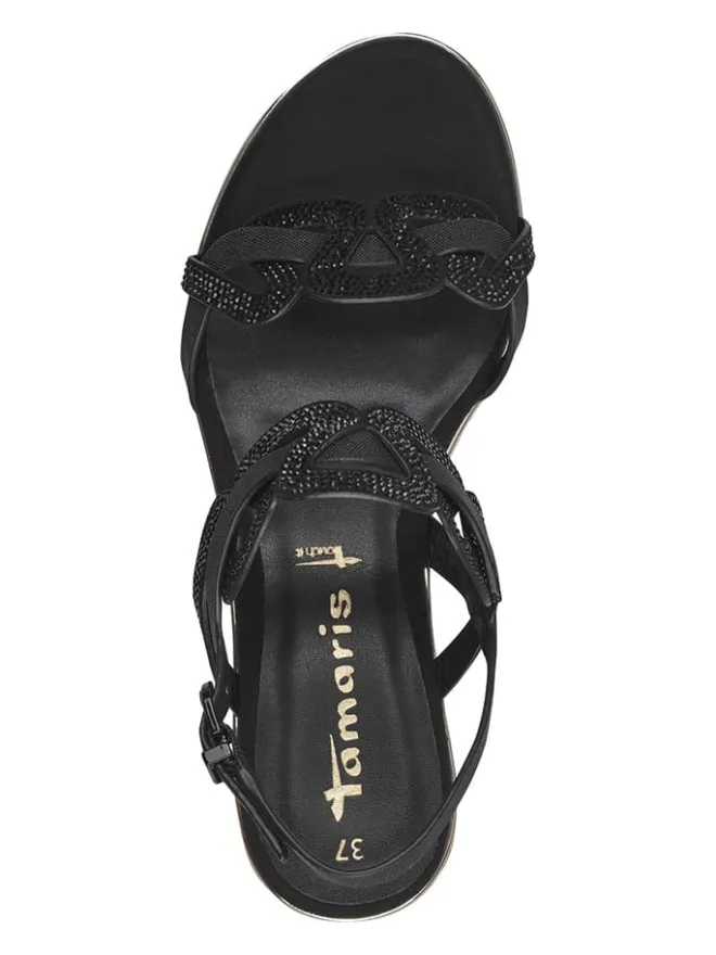Tamaris Sandalen^Keilsandaletten in Schwarz