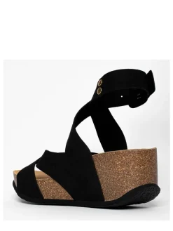 Keilsandaletten in Schwarz><noscript><img width=
