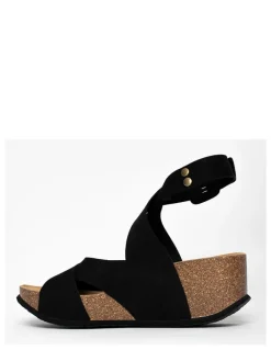 Keilsandaletten in Schwarz><noscript><img width=