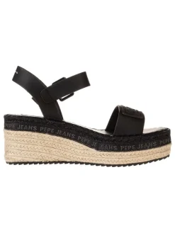 Pepe Jeans FOOTWEAR Sandalen^Keilsandaletten in Schwarz