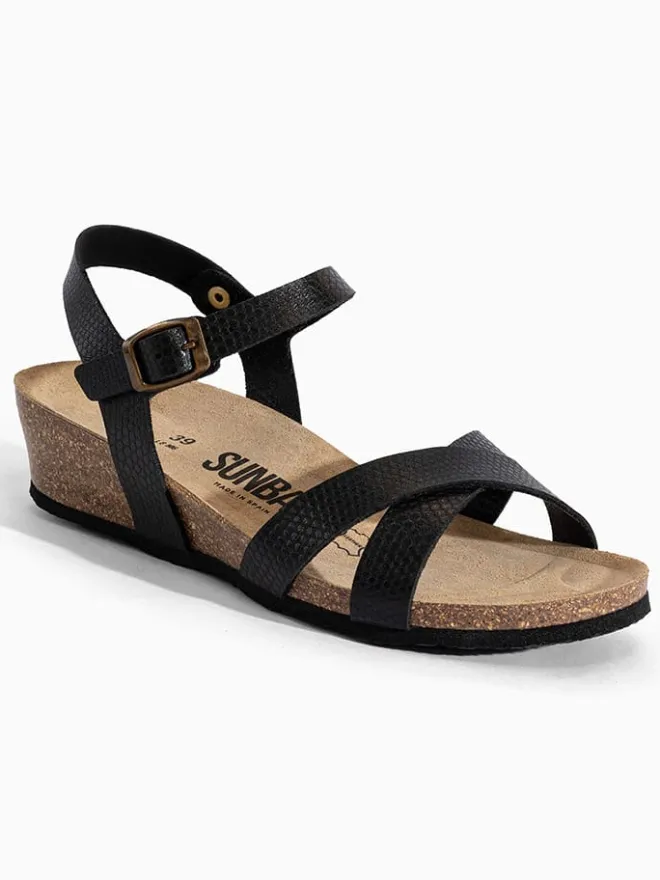 Keilsandaletten "Lecheria" in Schwarz>Sunbay Sale