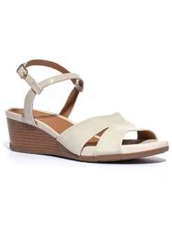 Geox Sandalen^Keilsandaletten "Marykarmen" in Creme