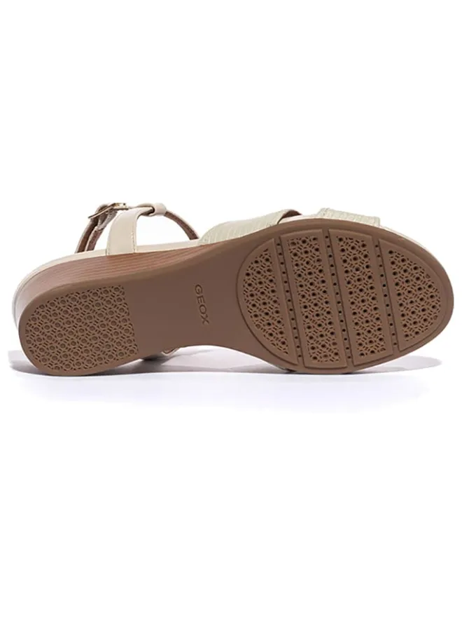 Geox Sandalen^Keilsandaletten "Marykarmen" in Creme