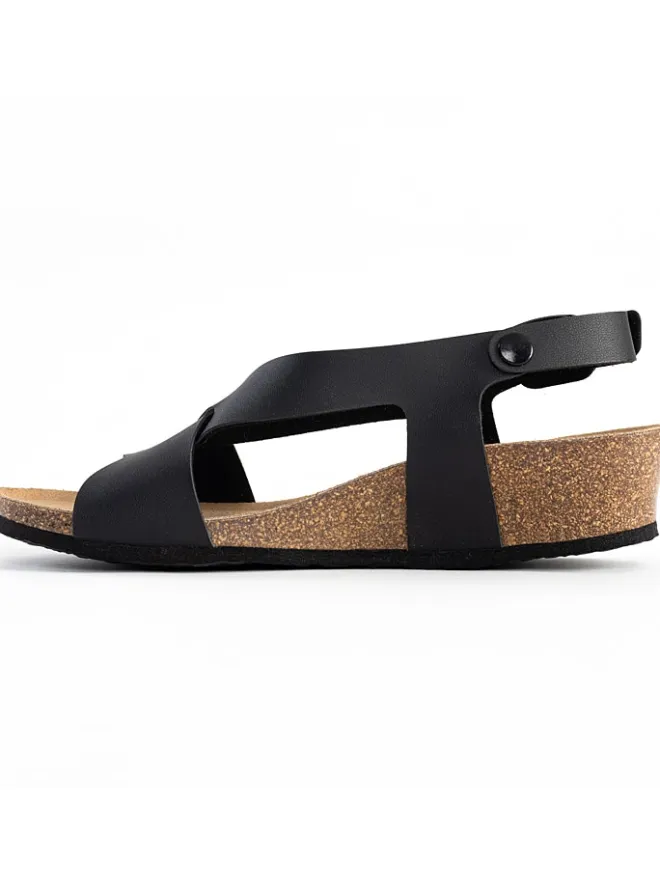 Keilsandaletten "Salamanque" in Schwarz>BAYTON Hot