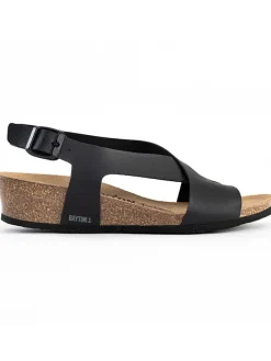 Keilsandaletten "Salamanque" in Schwarz>BAYTON Hot