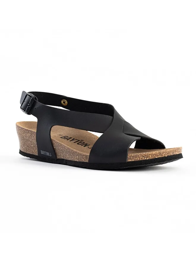 Keilsandaletten "Salamanque" in Schwarz>BAYTON Hot