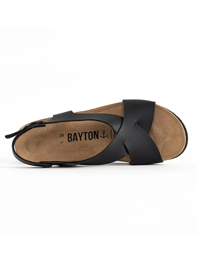Keilsandaletten "Salamanque" in Schwarz>BAYTON Hot