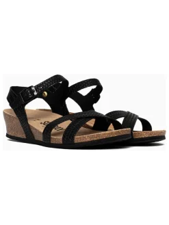 Keilsandaletten "Semi-Compensees" in Schwarz>Sunbay