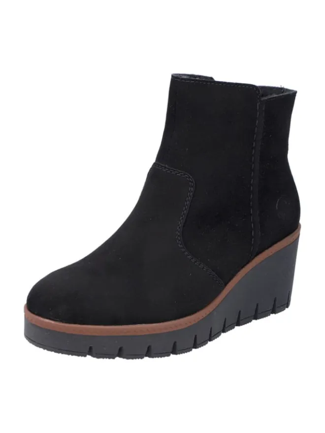 Keilstiefeletten in Schwarz>rieker Clearance