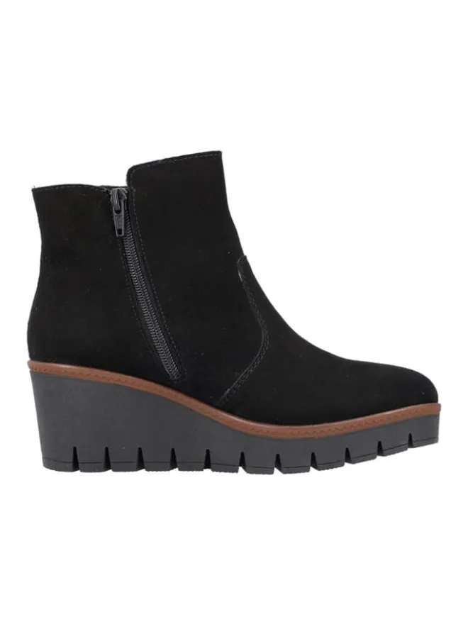 Keilstiefeletten in Schwarz>rieker Clearance