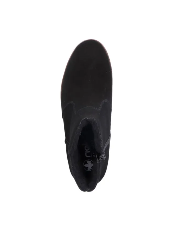 Keilstiefeletten in Schwarz>rieker Clearance