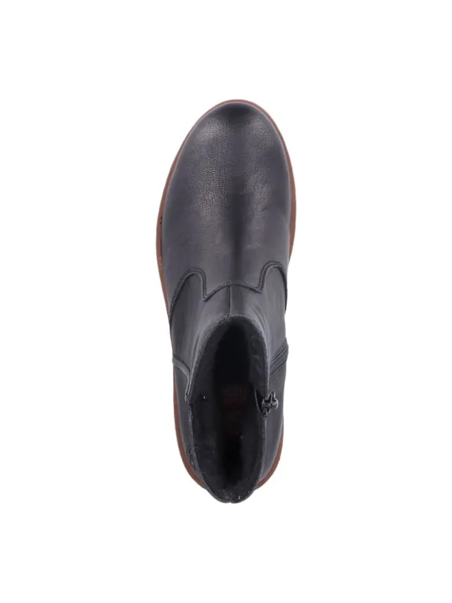 Keilstiefeletten in Schwarz>rieker Hot