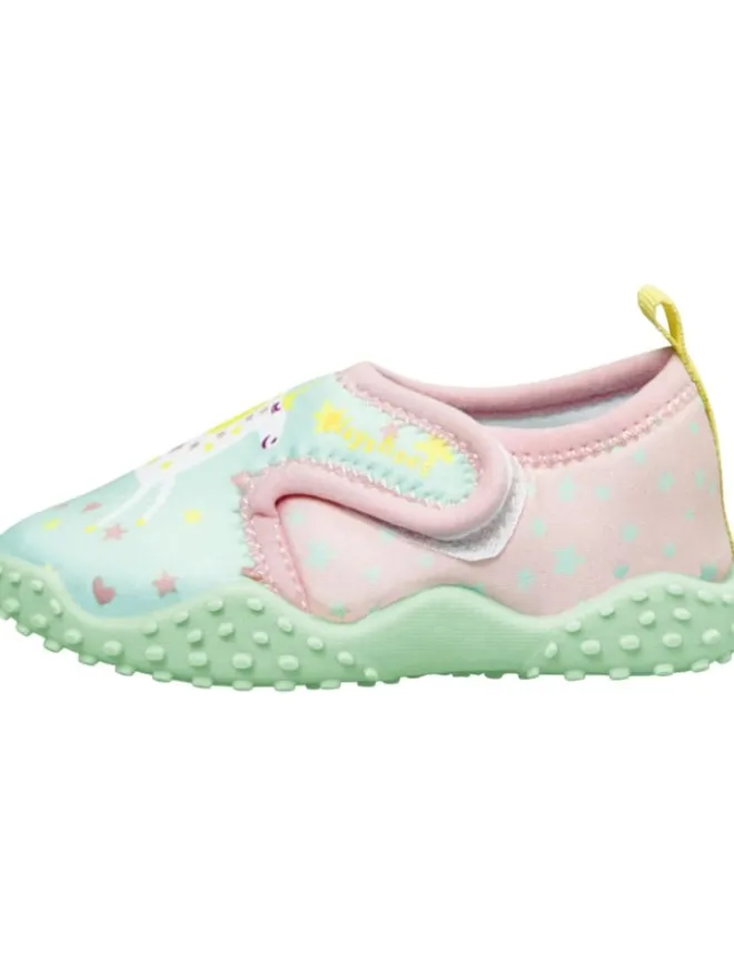Playshoes Badeschuhe^Kinder Aquaschuh "Aqua-Schuhe Einhorn" in Grün