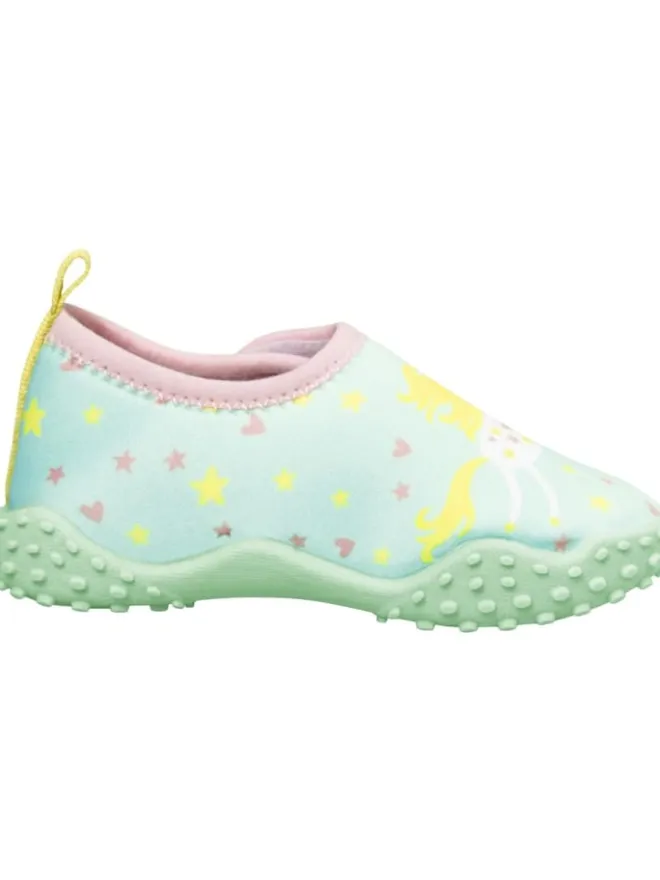 Playshoes Badeschuhe^Kinder Aquaschuh "Aqua-Schuhe Einhorn" in Grün