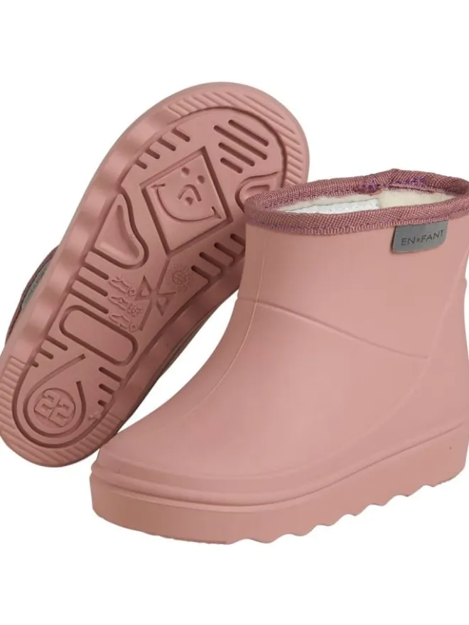 Kinder Gummistiefel "Thermo Boots Short Solid" in Rosa>En Fant New