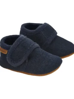 En Fant Halbschuhe·Slipper^Kinder Slipper "Baby Wool slippers" in Blau