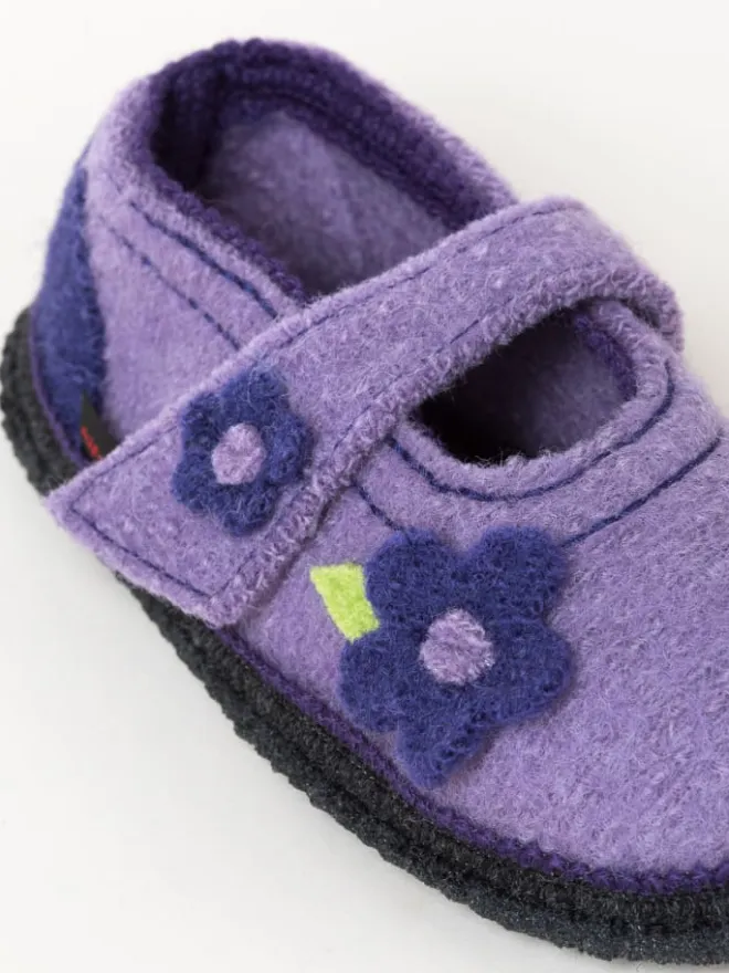 kitz-pichler Hausschuhe^Kinderhausschuh "Becky" in Violett