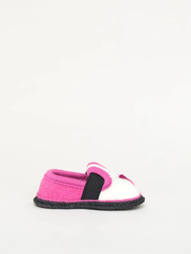 kitz-pichler Hausschuhe^Kinderhausschuh "Bobby Schmetterling" in Pink