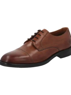 Klassische Halbschuhe in cognac>palado