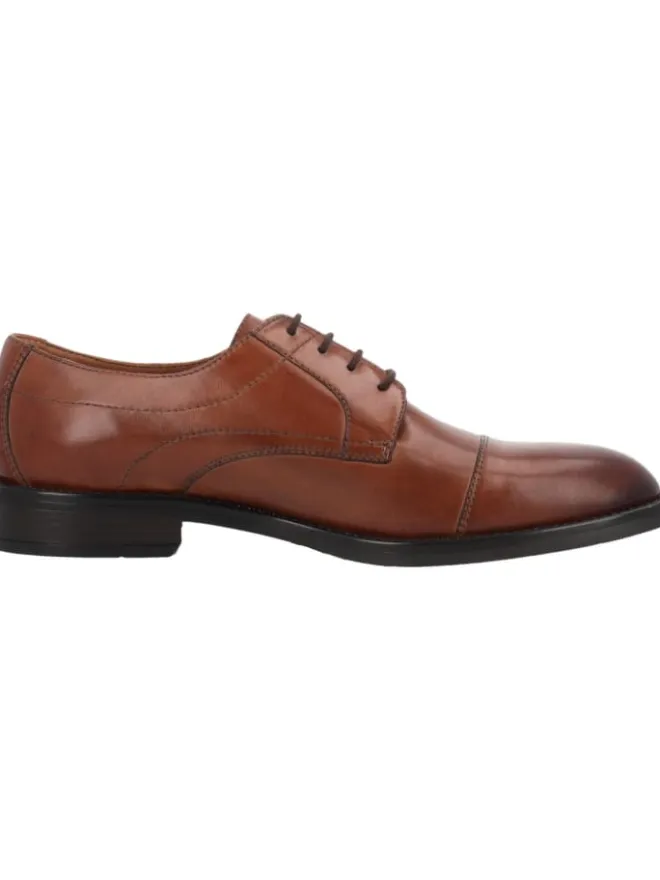 Klassische Halbschuhe in cognac>palado